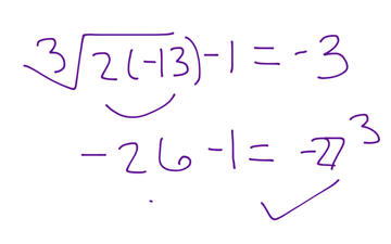 Solving Radicals