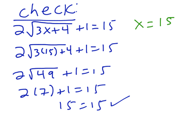 5-8 Solving Radicals