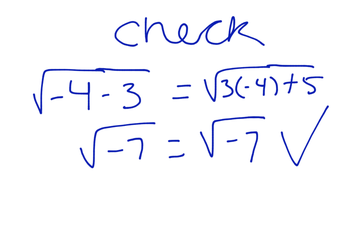 Solving Radicals
